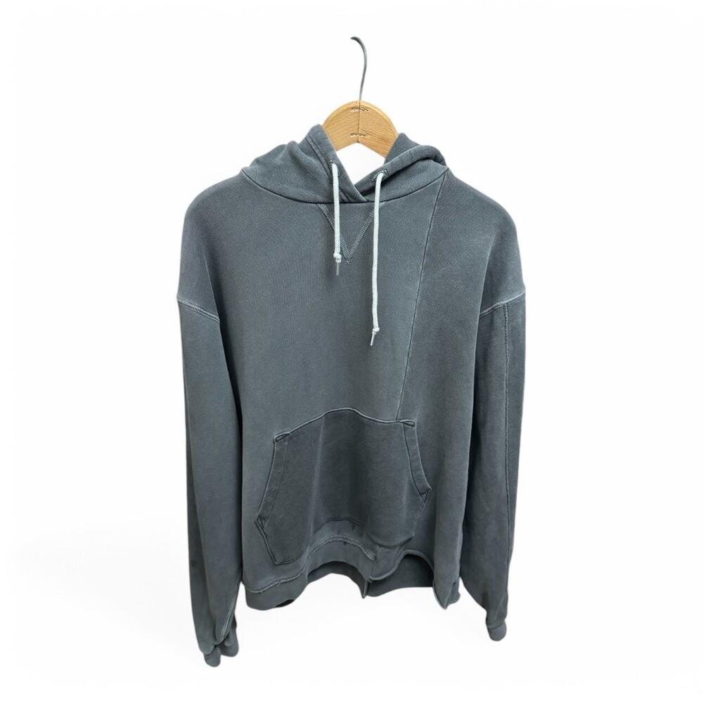 John Elliott Faded Gray Reconstructed Vintage Hoodie Size 3 / L
